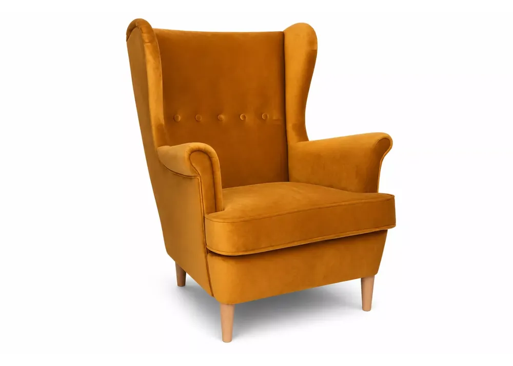 Wyjątkowa oferta Nowoczesny fotel uszak w skandynawskim stylu