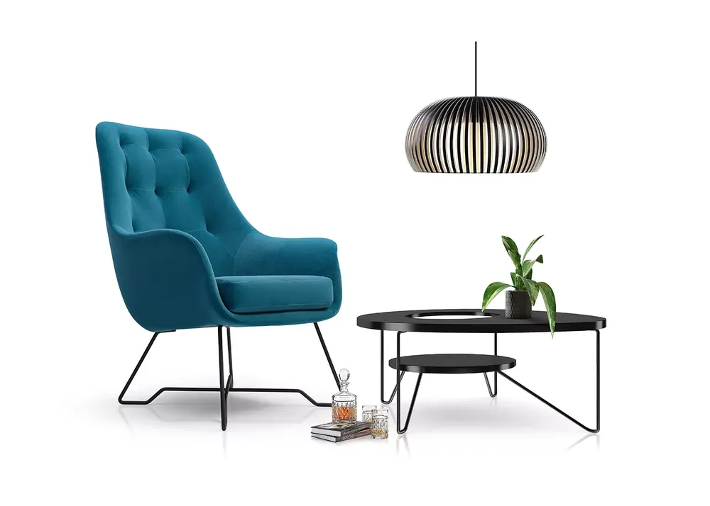 Oferta limitowana Skandynawski fotel wypoczynkowy Ezi