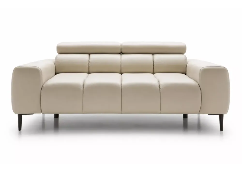 Okazja Nowoczesna sofa Plazi 3 os z regulowanymi zagłówkami