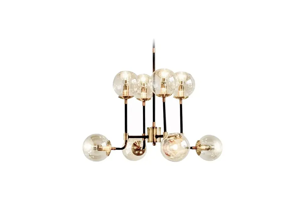 Lampa sufitowa ze szklanymi kloszami Oferta