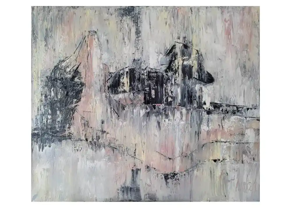 Obraz olejny akt "Chart" 60x70 cm na płótnie gruba faktura farby Sprawdź teraz