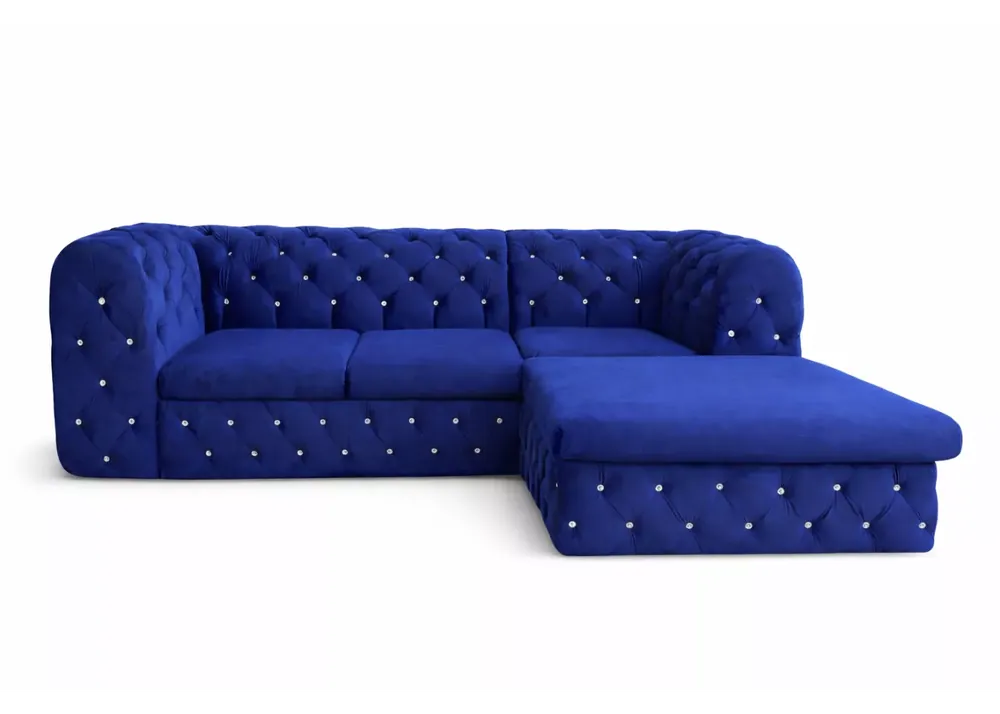 Elegancki i funkcjonalny narożnik Moet Light z funkcją spania dla komfortu i stylu 255x195 cm Ekspresowa dostawa